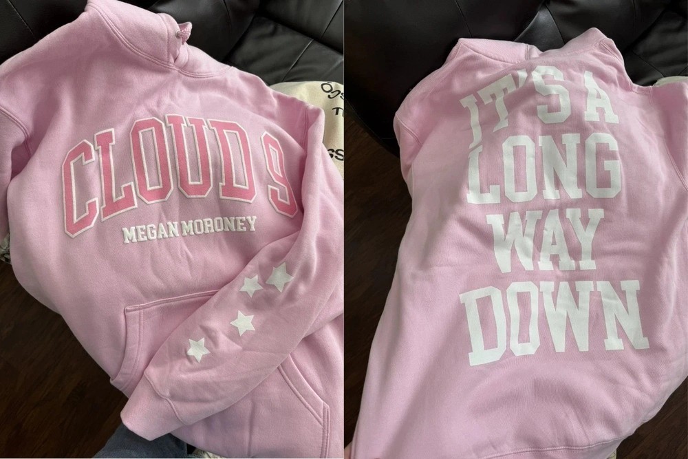 Megan Moroney The Cloud 9 Tour 2026 Light Pink Hoodie