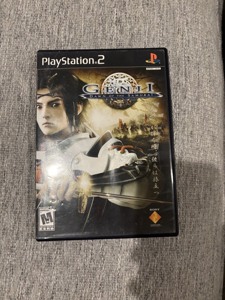 Genji: Dawn of the Samurai (Sony PlayStation 2, 2005) PS2 CIB,TESTED,WORKING