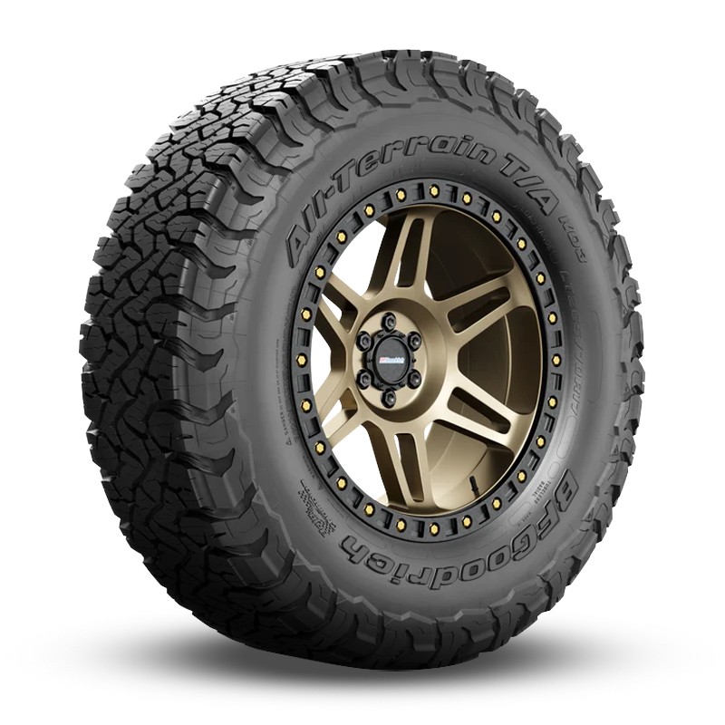 1 BFGoodrich All Terrain T/A KO3 RBL 225/65R17 107/103S 50K Mi Warranty 8 PLY