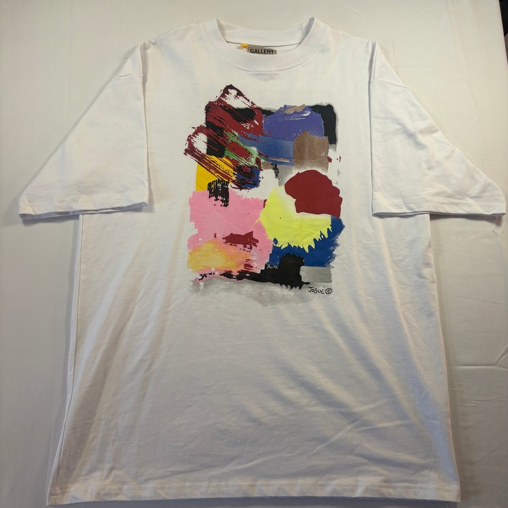 Gallery Dept T Shirt Art Abstract Paint Graphic Print XL RARE Made in USA-image