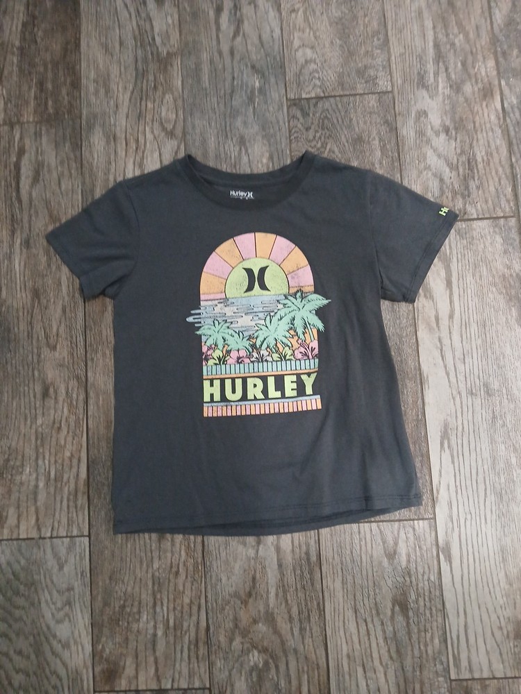 Girls Hurley Gray Shirt Size Youth L NWOT