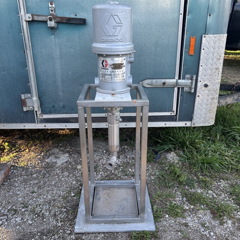 Graco President 207-352 208-790 Pneumatic Motor Pump 10:1 Ratio W Stand