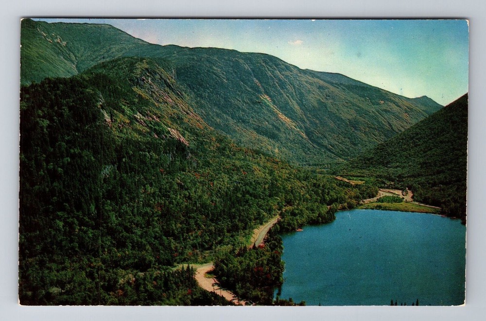 Franconia Notch NH-New Hampshire, Echo Lake, Mt Lafayette Vintage Postcard