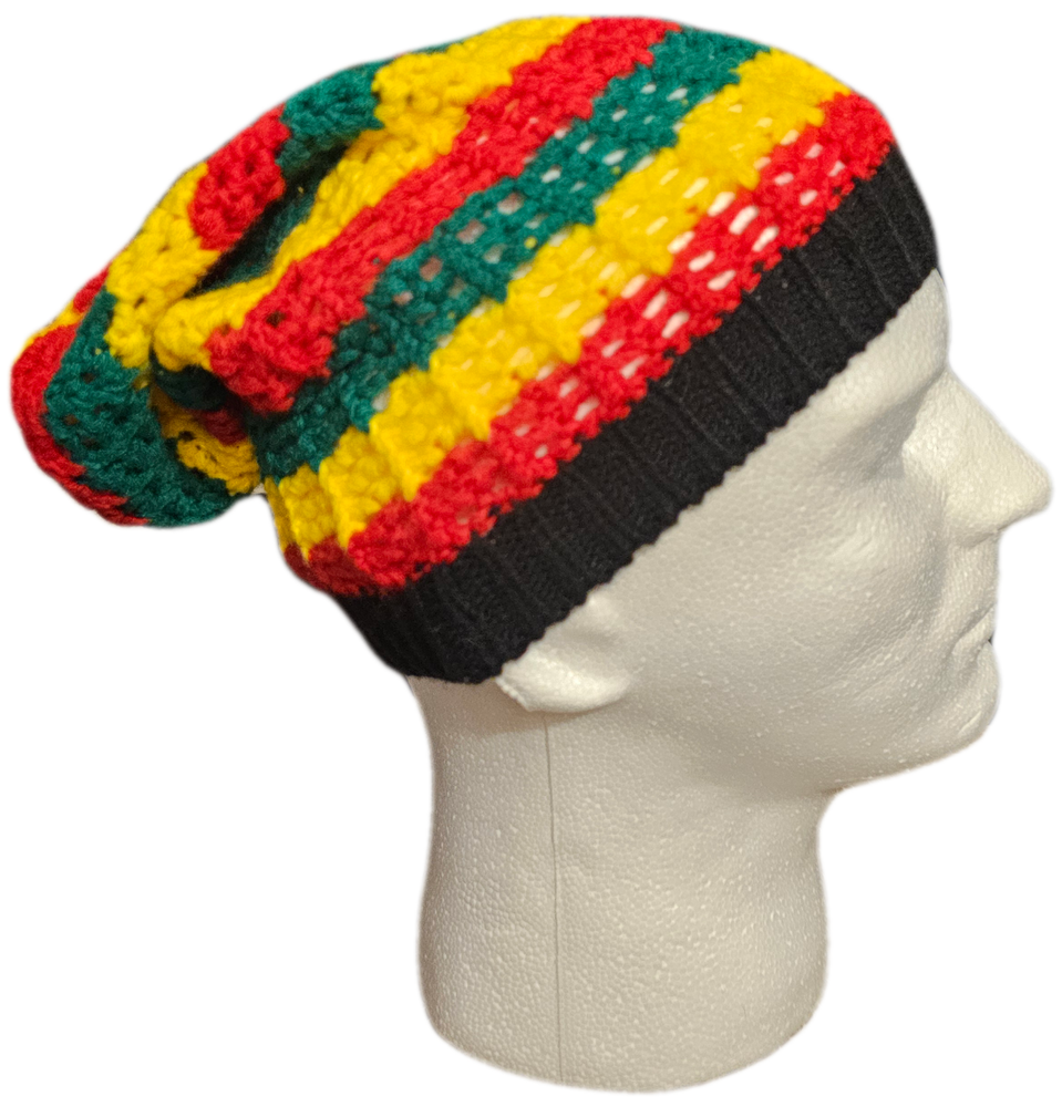 Knit ,Caps Hats Vintage Jamacain colored