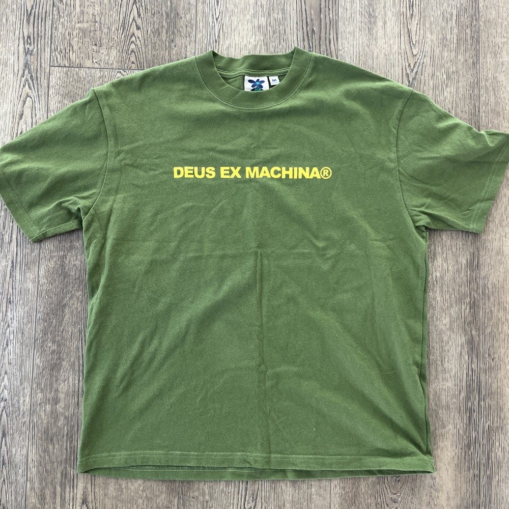 Deus EX Machina Men's  Crew Neck Short Sleeve T-Shirt Size Medium “deus Records”