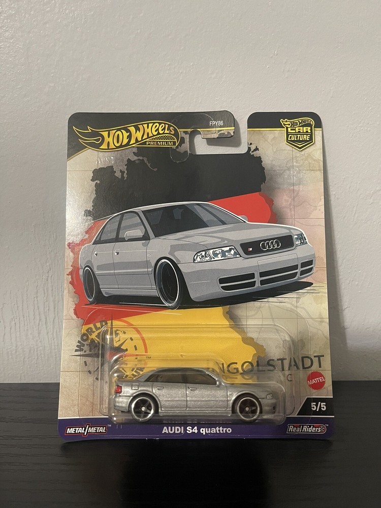 2024 Hot Wheels Car Culture Series Audi S4 Quattro w/Real Riders MONMC Read