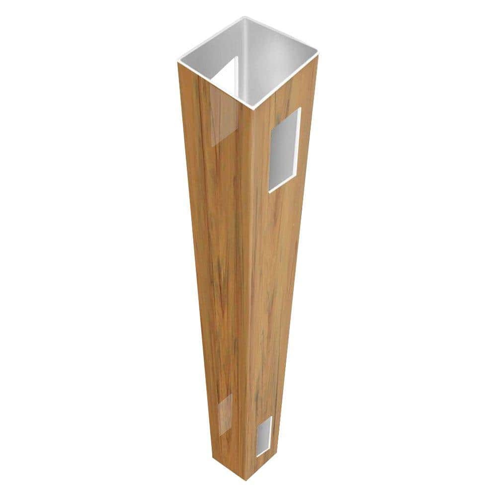 5x5x8.5 Ft Cypress Vinyl Fence Line Post for Durability