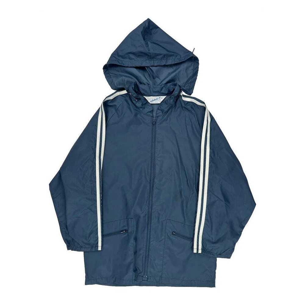 Adidas Windbreaker - Medium Blue Polyester