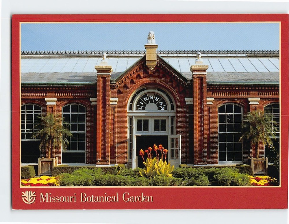 Postcard Linnean House Missouri Botanical Garden USA