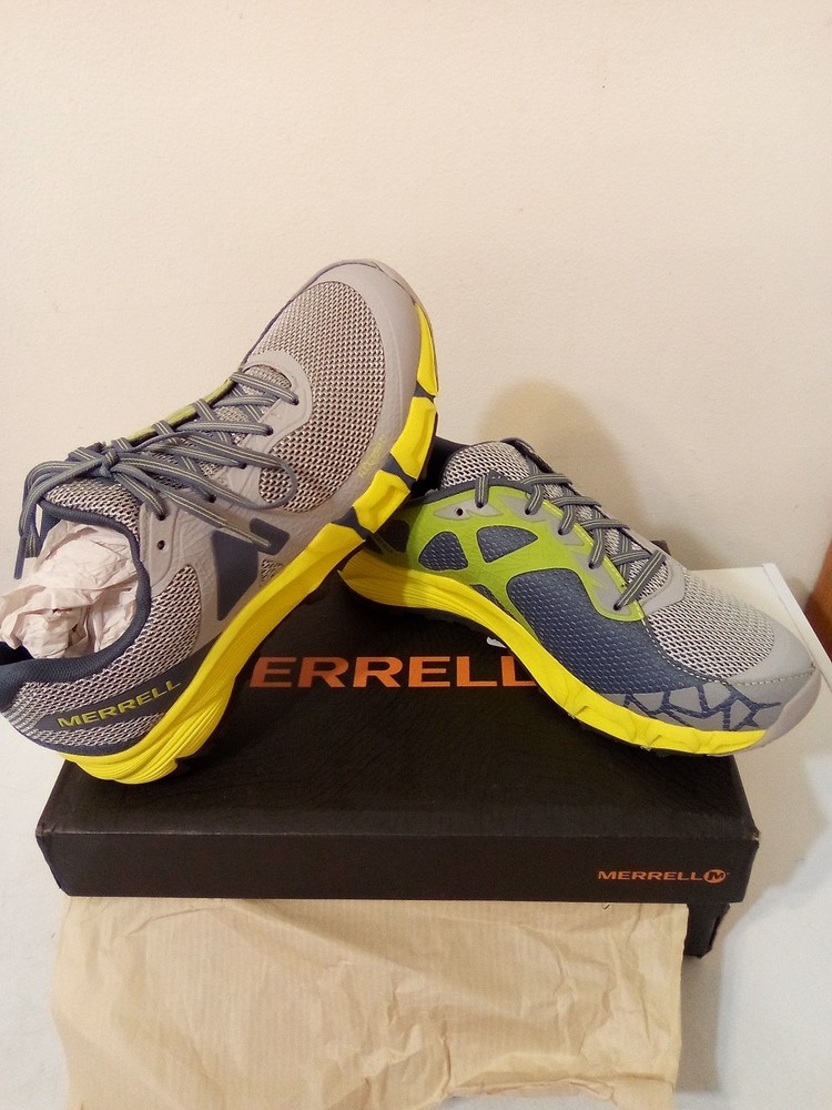 Merrell Agility Charge Flex Grey/Yellow/Green / WOMEN (Size: 9.5) NEW!