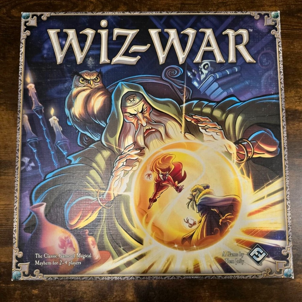 WIZ-WAR Board Game, 8th Edition ( 2nd)  - 2012 Fantasy Flight Games - Complete