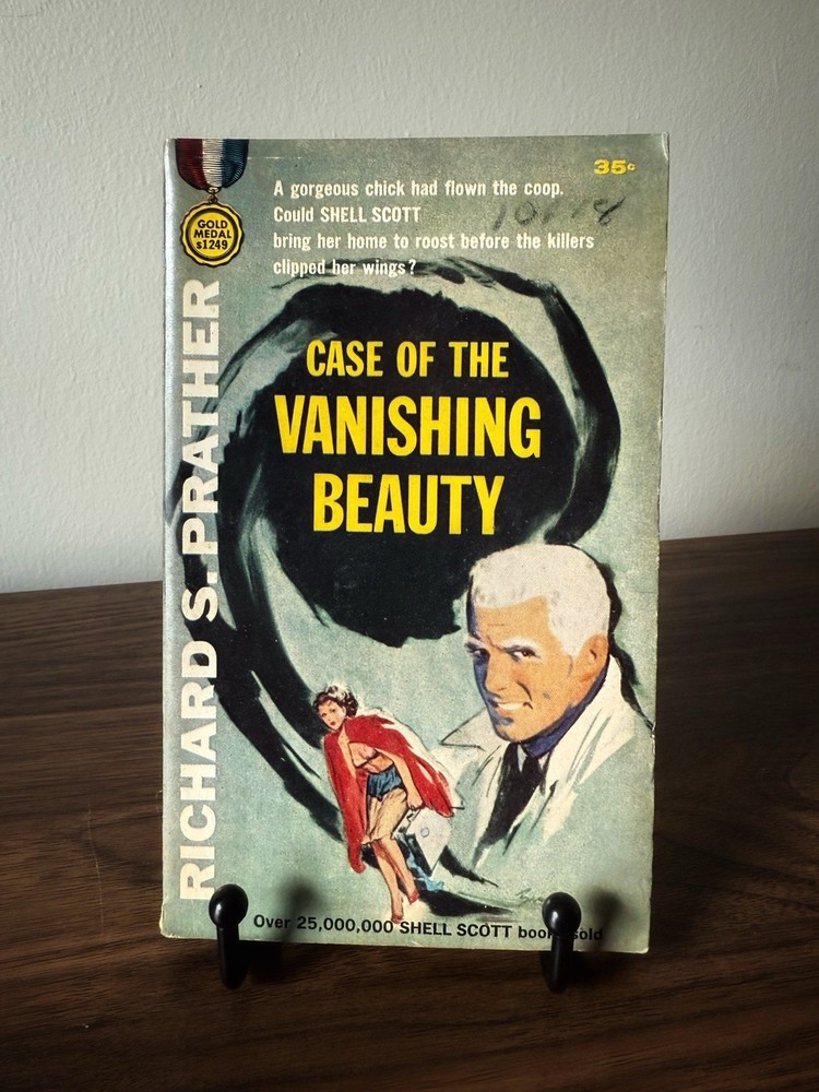 Case of the Vanishing Beauty by Richard S. Prather A 1962 Gold Medal Paperback