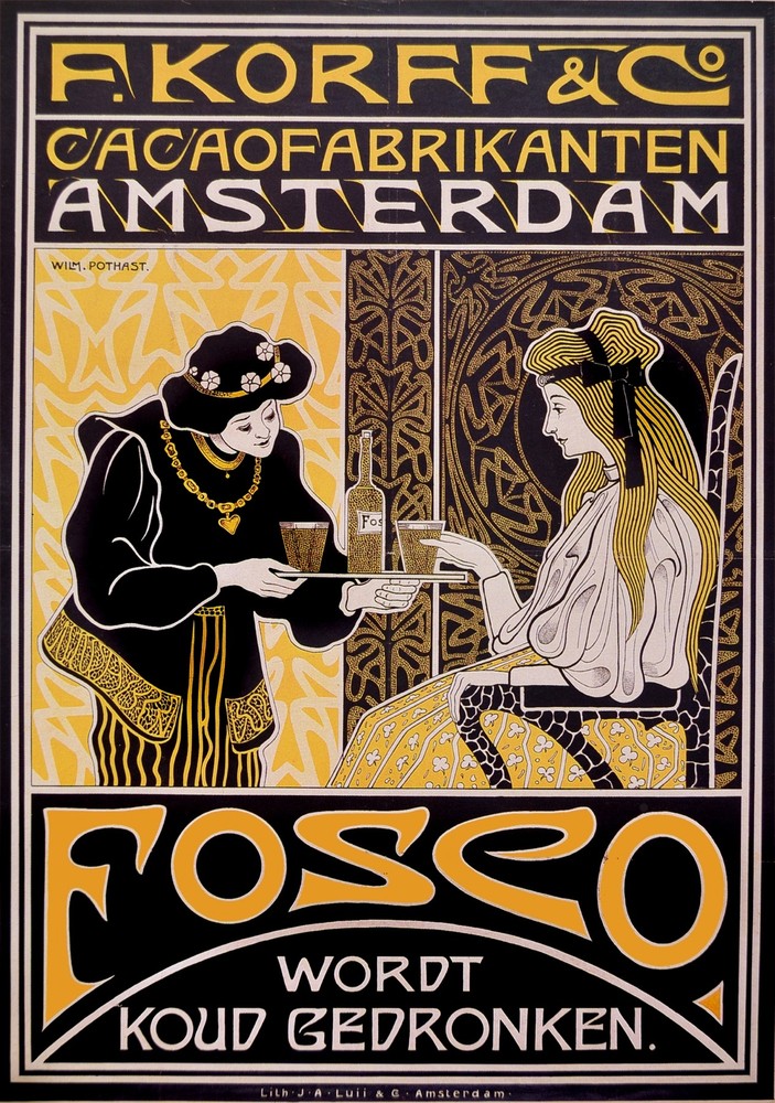 Fosco Cacao Advertisement Decorative Poster. Home Graphic Art Design 3966
