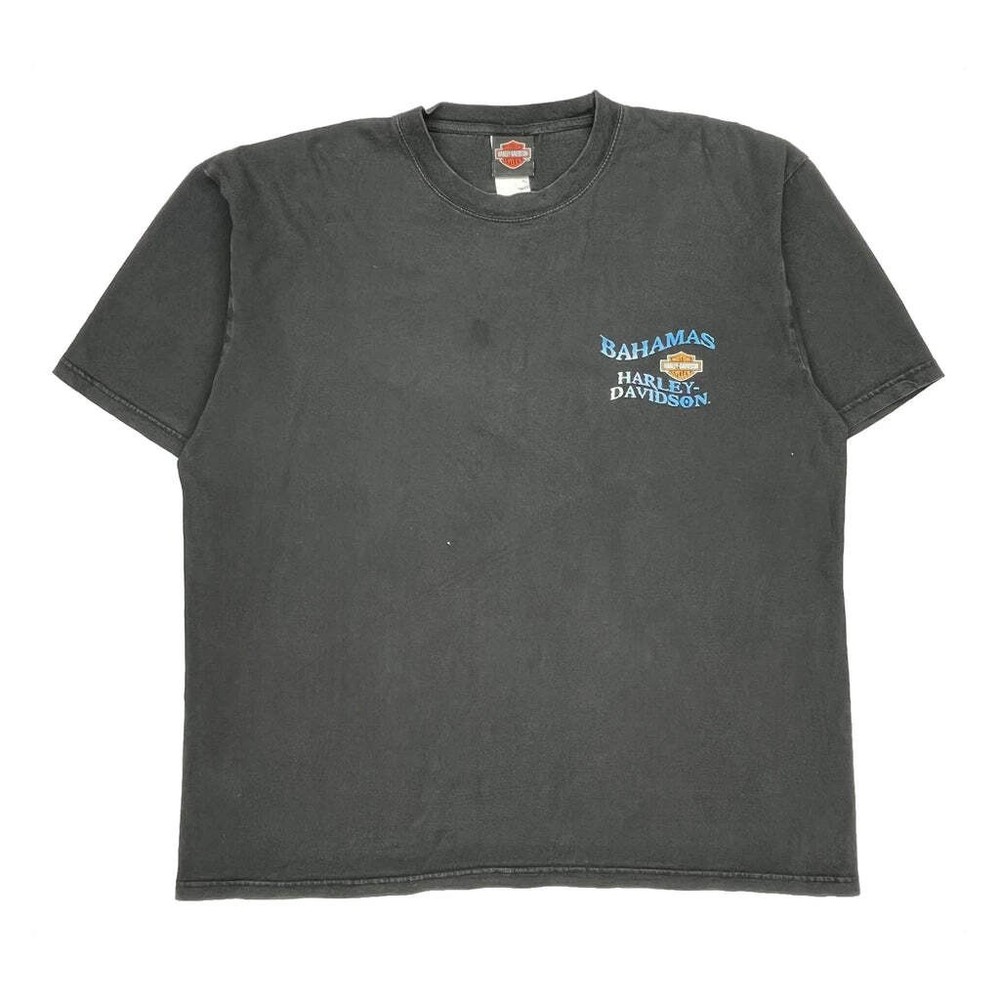 Bahamas Harley Davidson T-Shirt - 2XL Black Cotton
