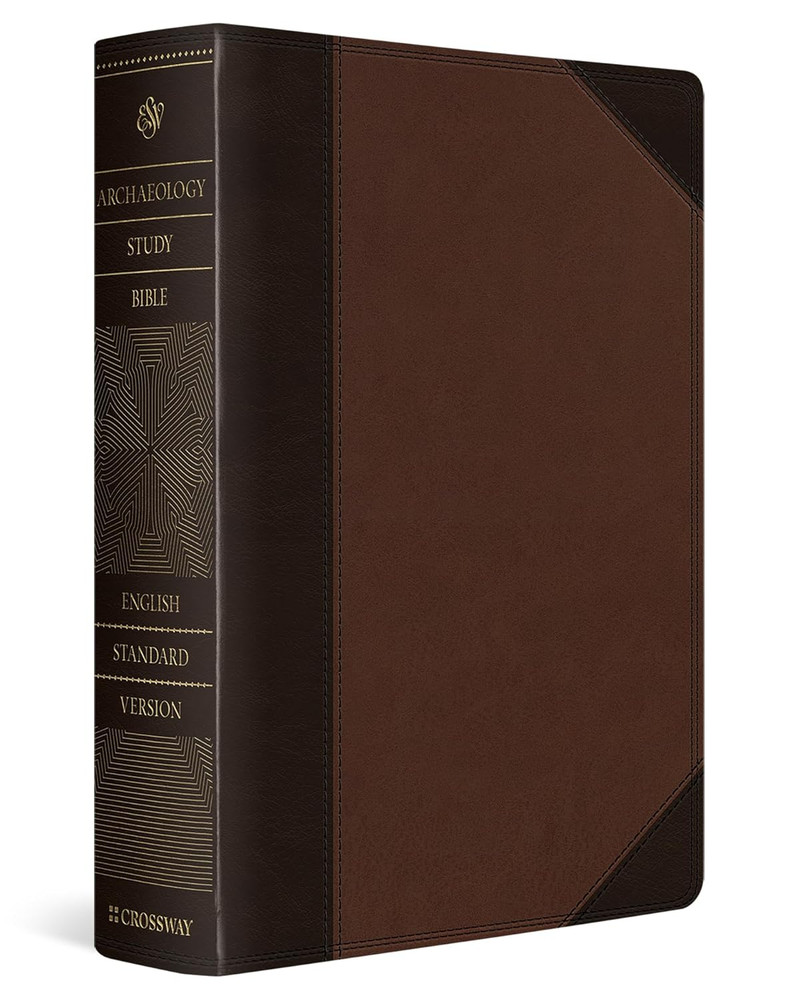 ESV Archaeology Study Bible (Trutone, Brown/Walnut, Portfolio Design): Holy Bibl