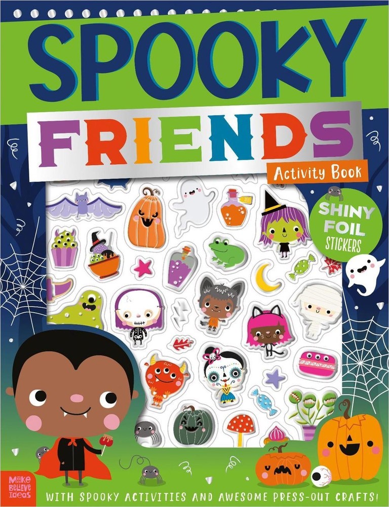 Spooky Friends Activity Book (With Shiny Foil Stickers) by Craig Nye Paperback B