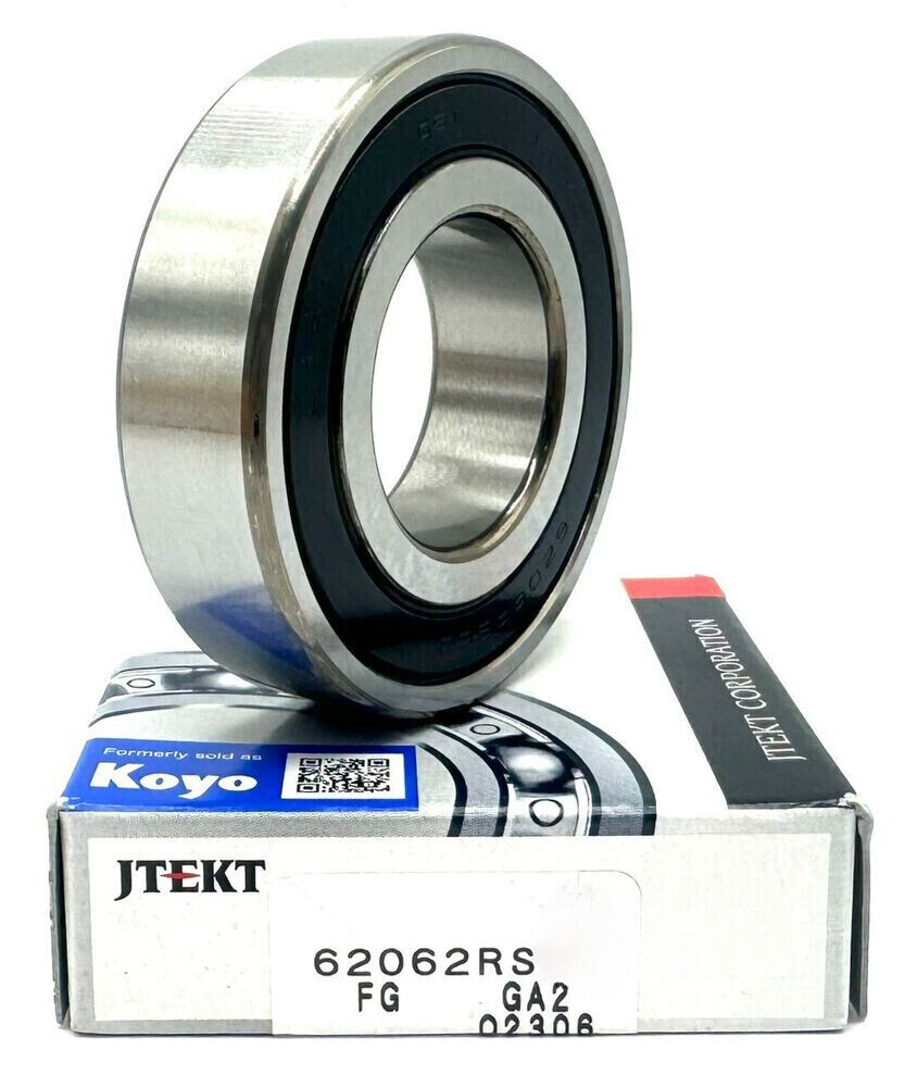 NEW 6206 2RS C3 KOYO DEEP GROOVE BALL BEARING, RUBBER SEALS 60x62x16 mm