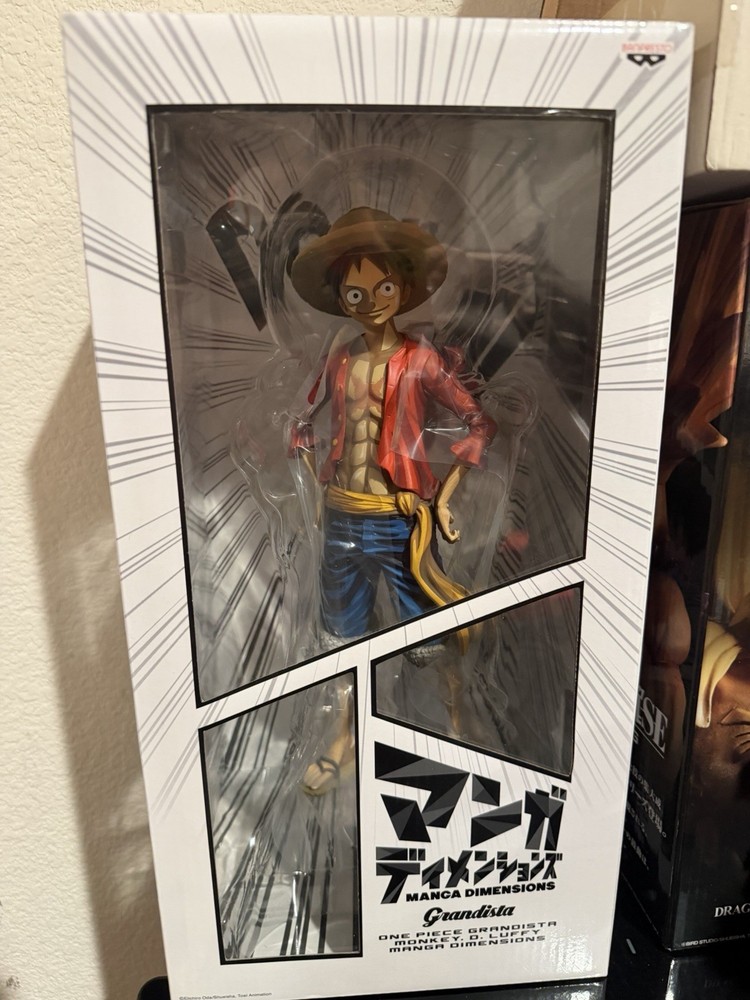 BANPRESTO Grandista Manga Dimensions Monkey D. Luffy One Piece Figure PVC ABS