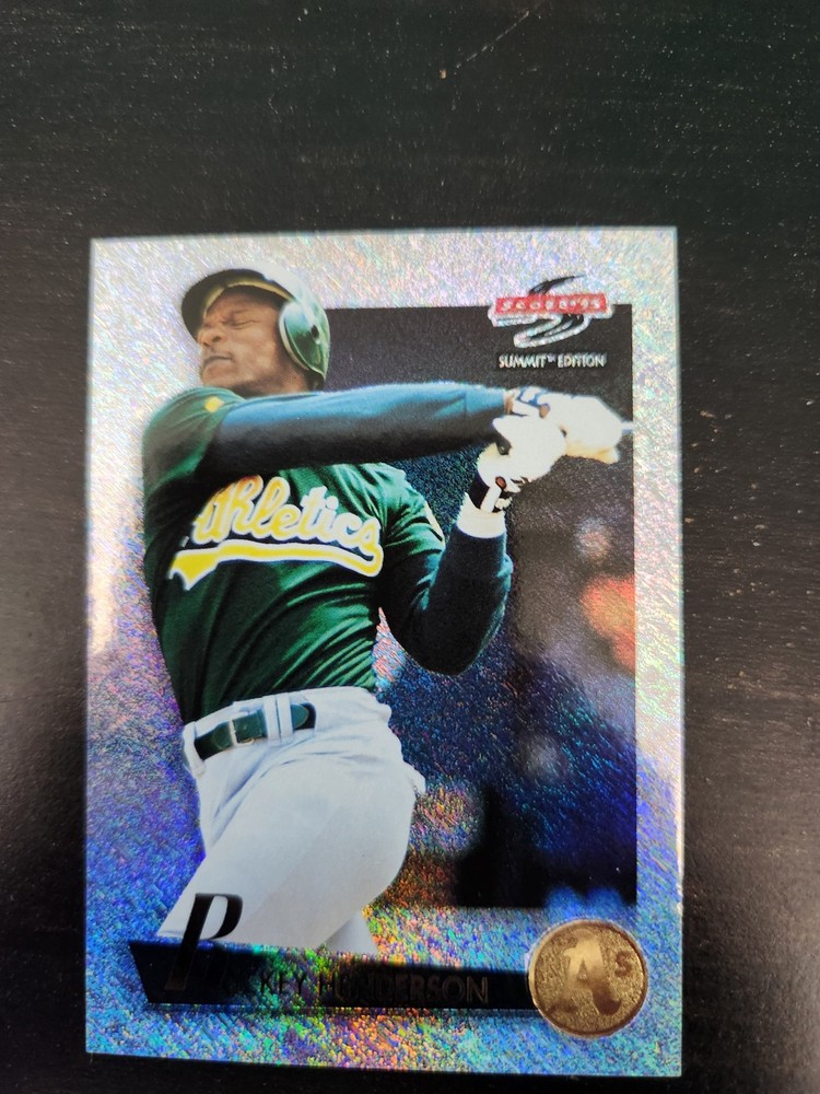 #54 Nth Degree - HOF Rickey Henderson - 1995 Score Summit Edition
