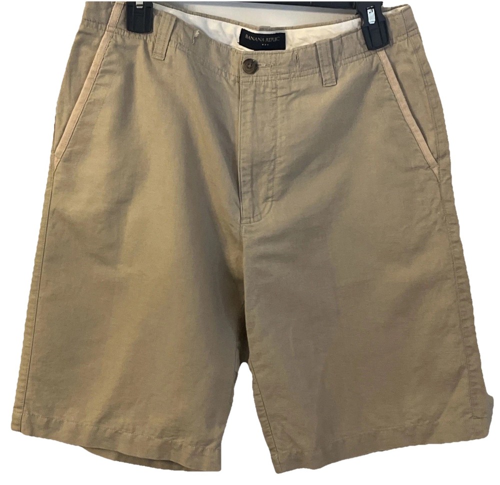 Banana Republic Linen/Cotten shorts Blend Shorts Size 31 beige