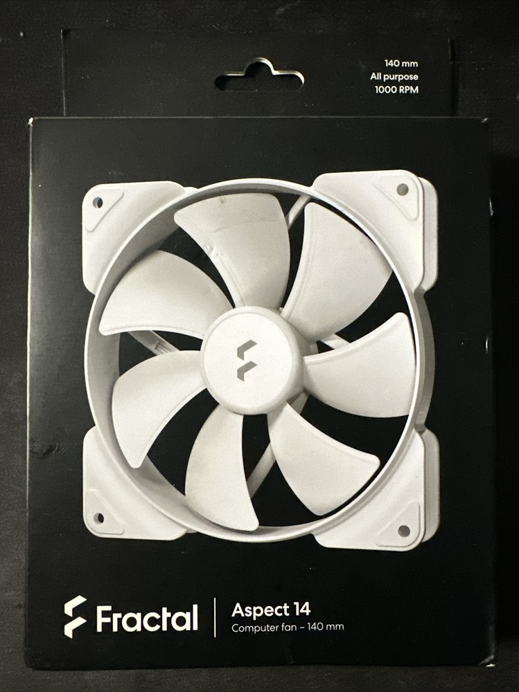 Fractal Design Aspect 1402 - 140 Mm 1000 RPM White Frame Computer Fan
