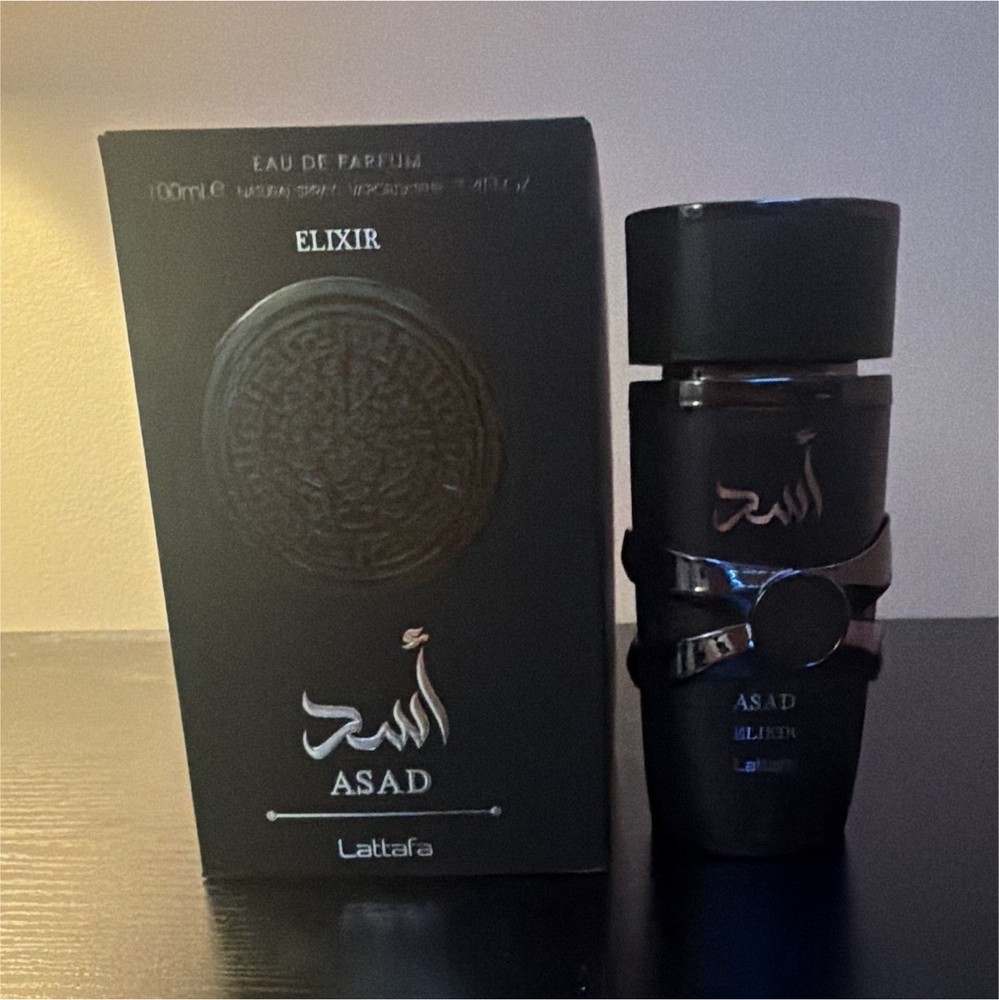 Lattafa Asad Elixir Eau de Parfum Spray Regular Size 100 ml 3.4 fl oz