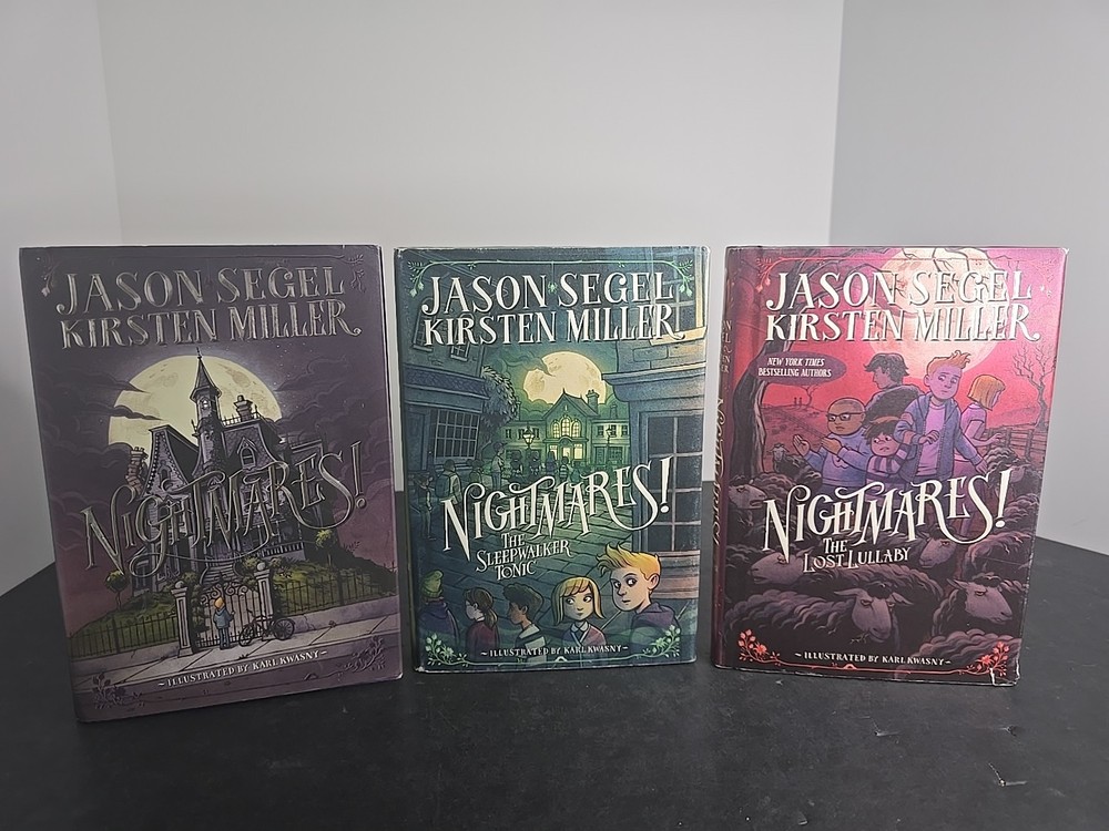 Nightmares! Trilogy Jason Segel 1st Editions HC DJ LN – Signed Book One