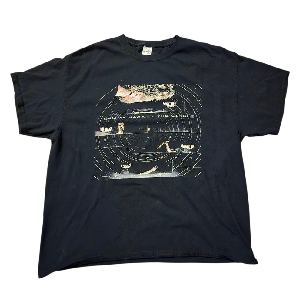 Y2K Sammy Hagar XL Black T Shirt The Circle Space Between Black  Rare