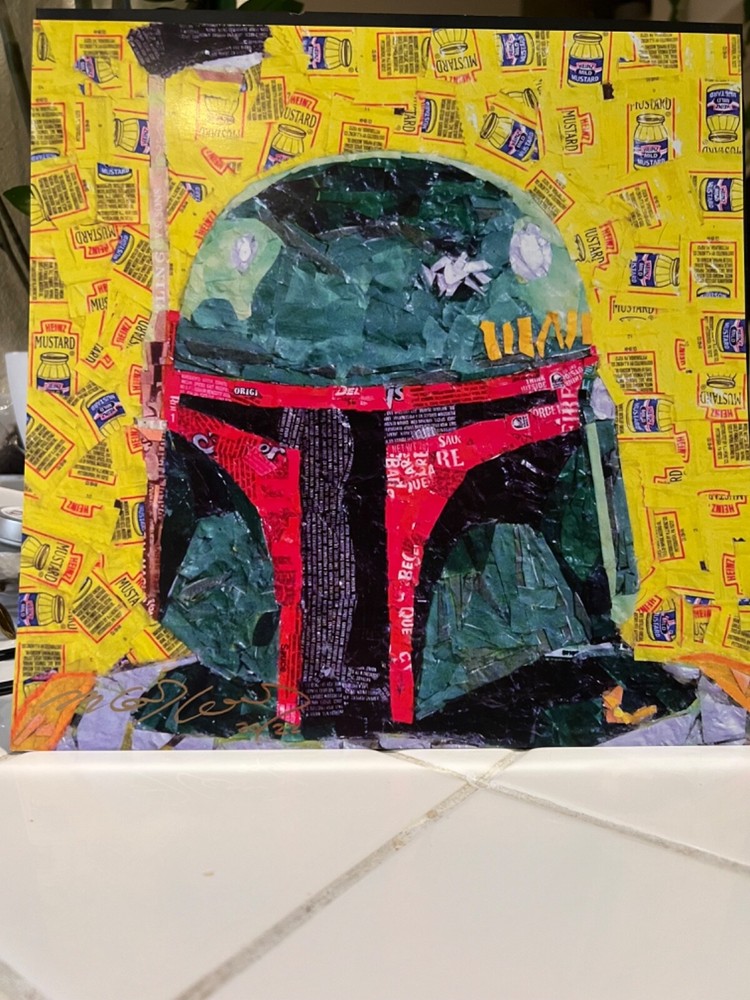 Limited Edition Signed Boba Fett Abstract Art Print by Michael Coffey-image