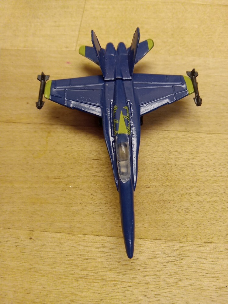 VINTAGE DYNA FLITES F-18 A124 DIECAST BLUE ANGELS FIGHTER STUNT JET HORNET PLANE