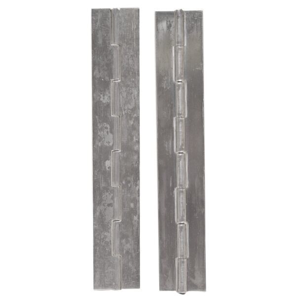 Boat Hatch Piano Hinges | 12 x 2 Inch Aluminum (Pair)