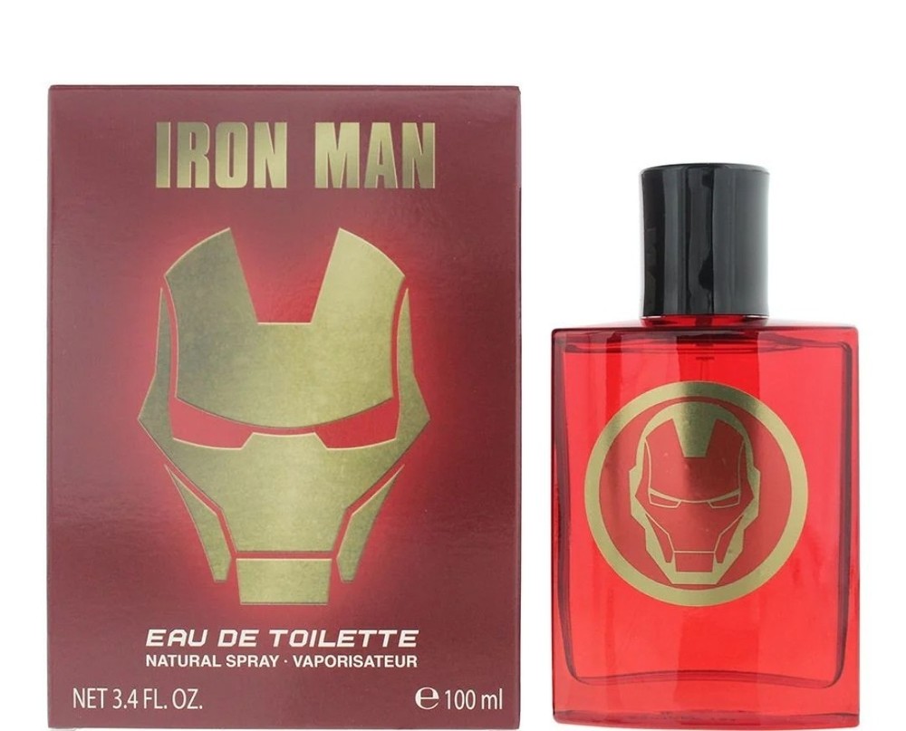 Iron Man By Marvel For Men Eau De Toilette Cologne Spray 3.4oz New