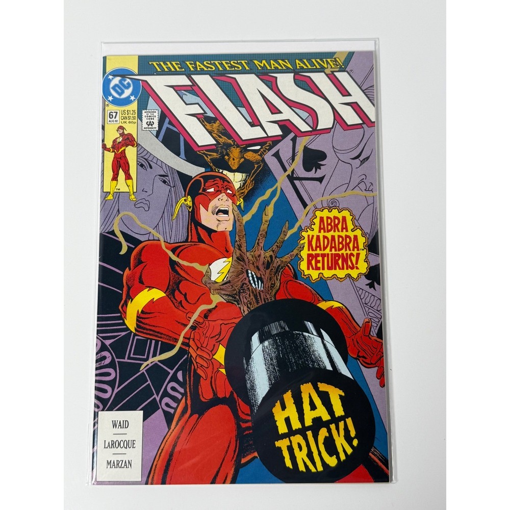 DC Comics Flash 67 Aug 1992 Abra Kadabra Returns Hat Trick Mark Waid Wally West-image