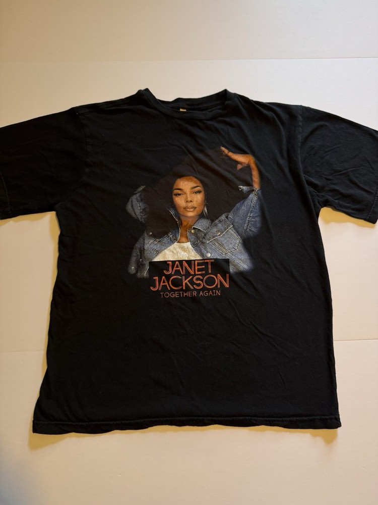 Janet Jackson Together Again Tour Shirt 2023 Ludacris Concert Tee XL