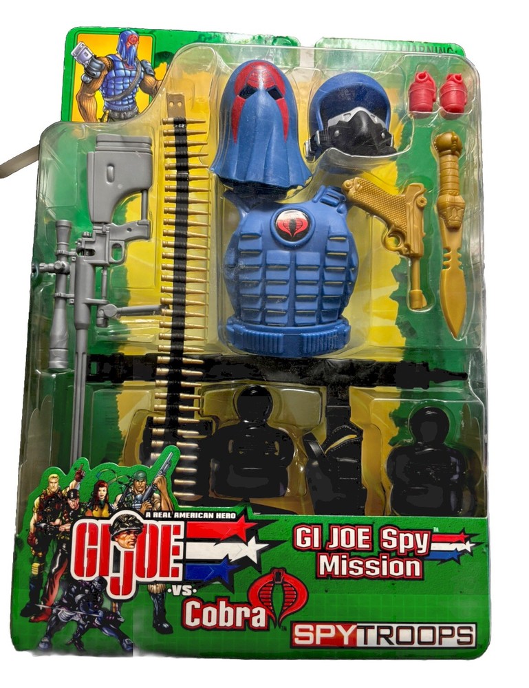 HASBRO GI JOE vs COBRA Spy Troops GI JOE SPY MISSION Gear Accessories 2002
