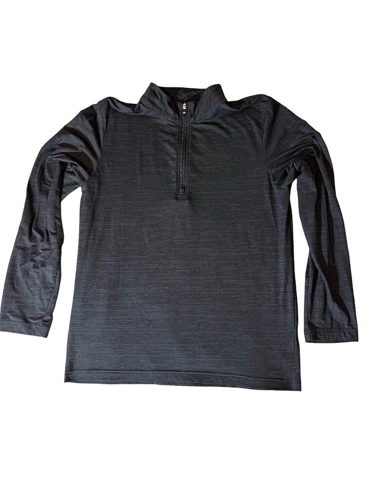 Travis Mathew Mens Medium Blue 1/4 Zip  Long Sleeve Performance Shirt