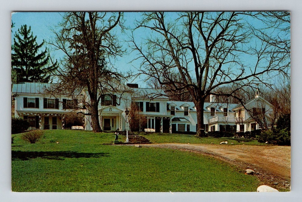 Mansfield, OH-Ohio, Malabar Farm Louis Bromfield Big House Vintage Postcard