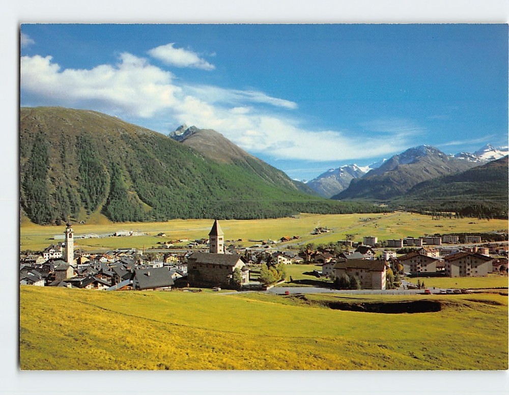 Postcard Samedan Switzerland