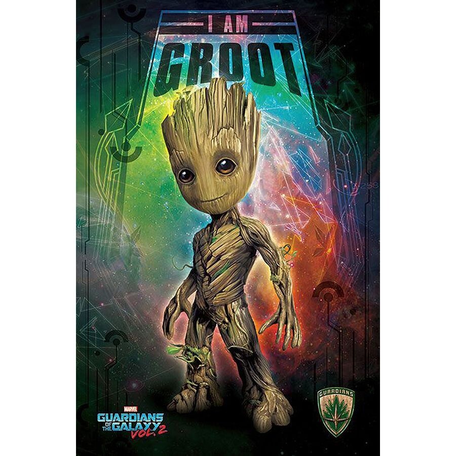 Marvel Guardians of the Galaxy Vol 2 Groot Poster Wall Art Decor  
