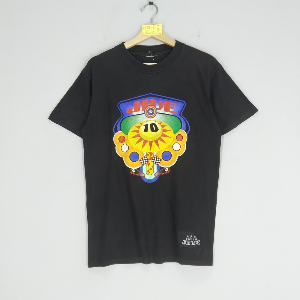 Vintage 90s Freshjive Raw Vibes Big Logo Streetwear Freshjive t shirt M
