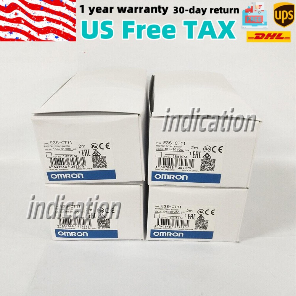 OMRON E3S-CT11 Photoelectric Sensor Switch E3SCT1 New In Box US Free TAX
