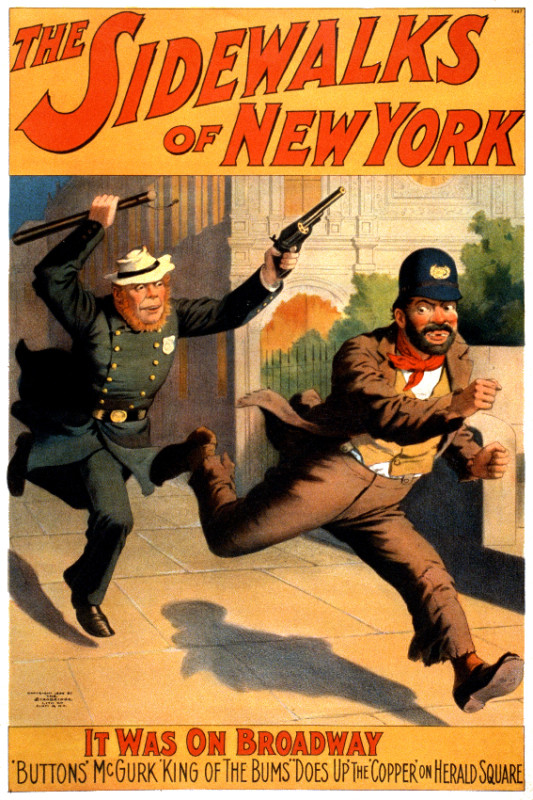 Vintage POSTER.Home wall.Brodway Show.New York.Bar art Decor.604
