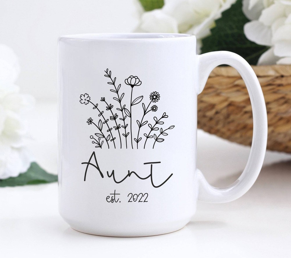 Personalised Soon-To-Be Aunt Mug for an Unforgettable Aunt Reveal Gift