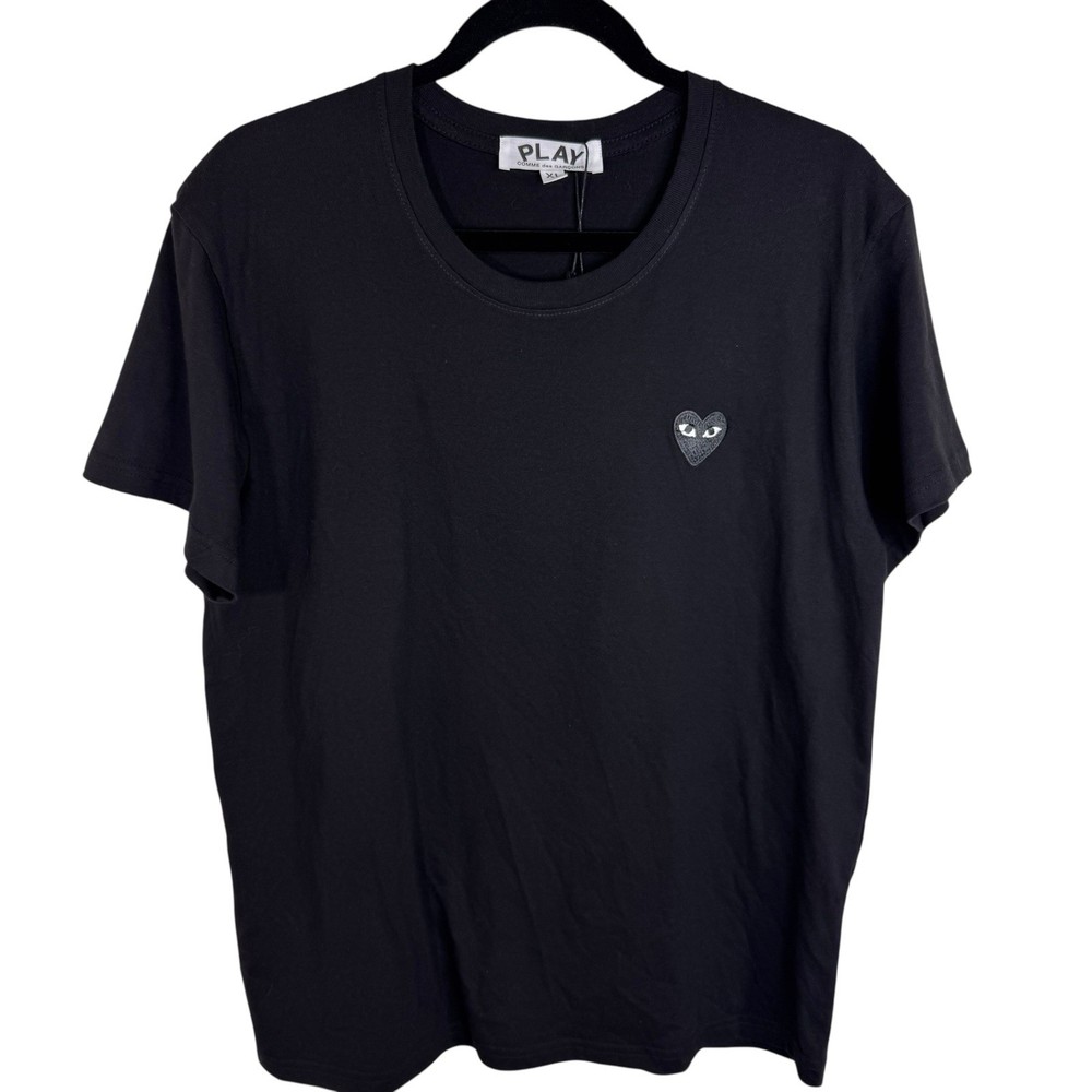 Comme Des Garcons Cdg Play Sz Xl Black Heart Eye Logo T-Shirt