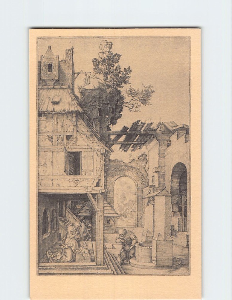 Postcard The Nativity by Albrecht Dürer