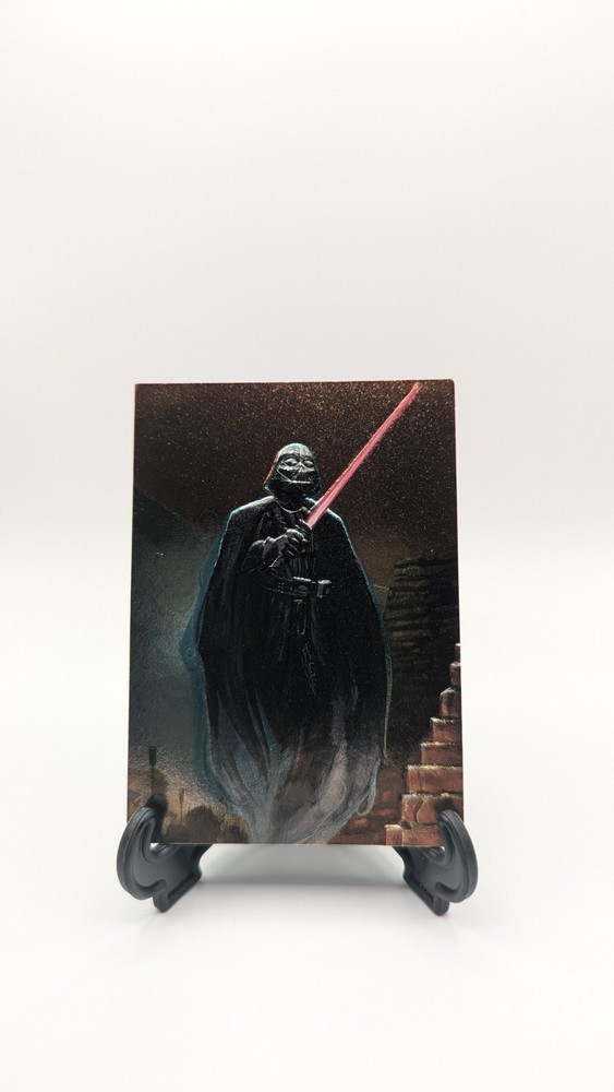 Darth Vader 1996 Topps Star Wars Finest EMBOSSED FOIL INSERT Card #F1