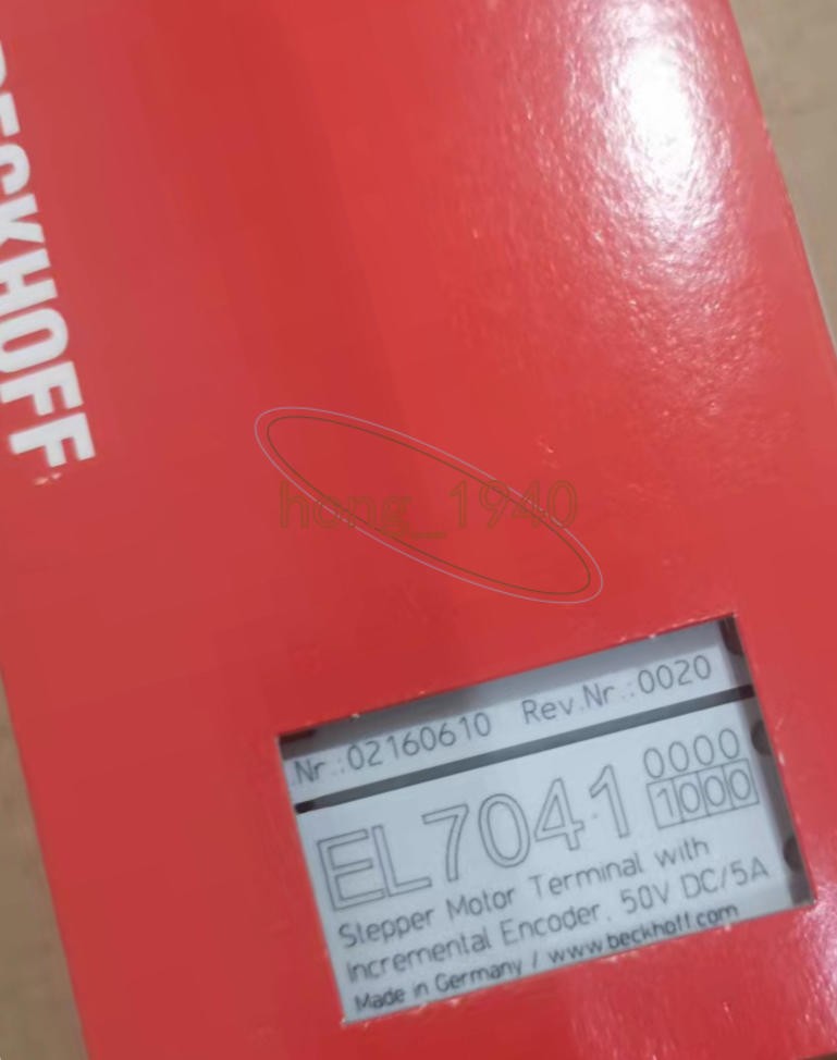 One BECKHOFF EL7041 1000 EL7041-1000 PLC Module New In Box