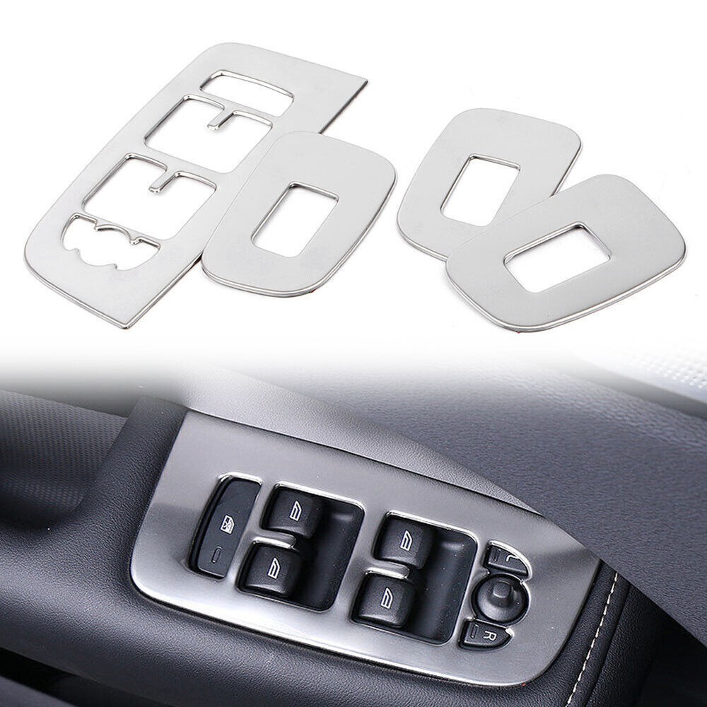 Car Interior Inner Door Window Lift Regulator Switch Frame Trims For Volvo XC60