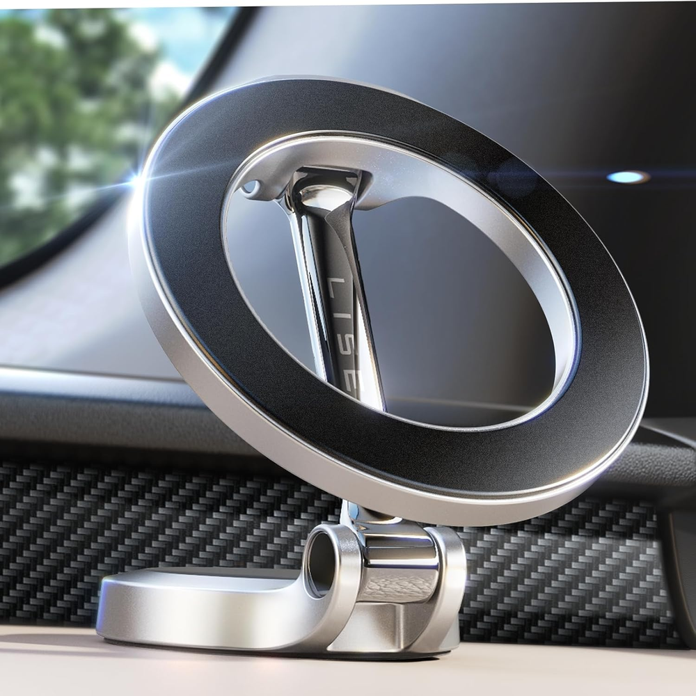 for Magsafe Car Mount, [24 Strong Magnet] Magnetic Phone Holder for Car, Hands F