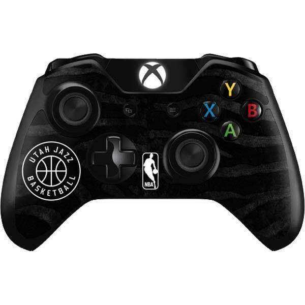 NBA Utah Jazz Xbox One Controller Skin - Utah Jazz Black Animal Print
